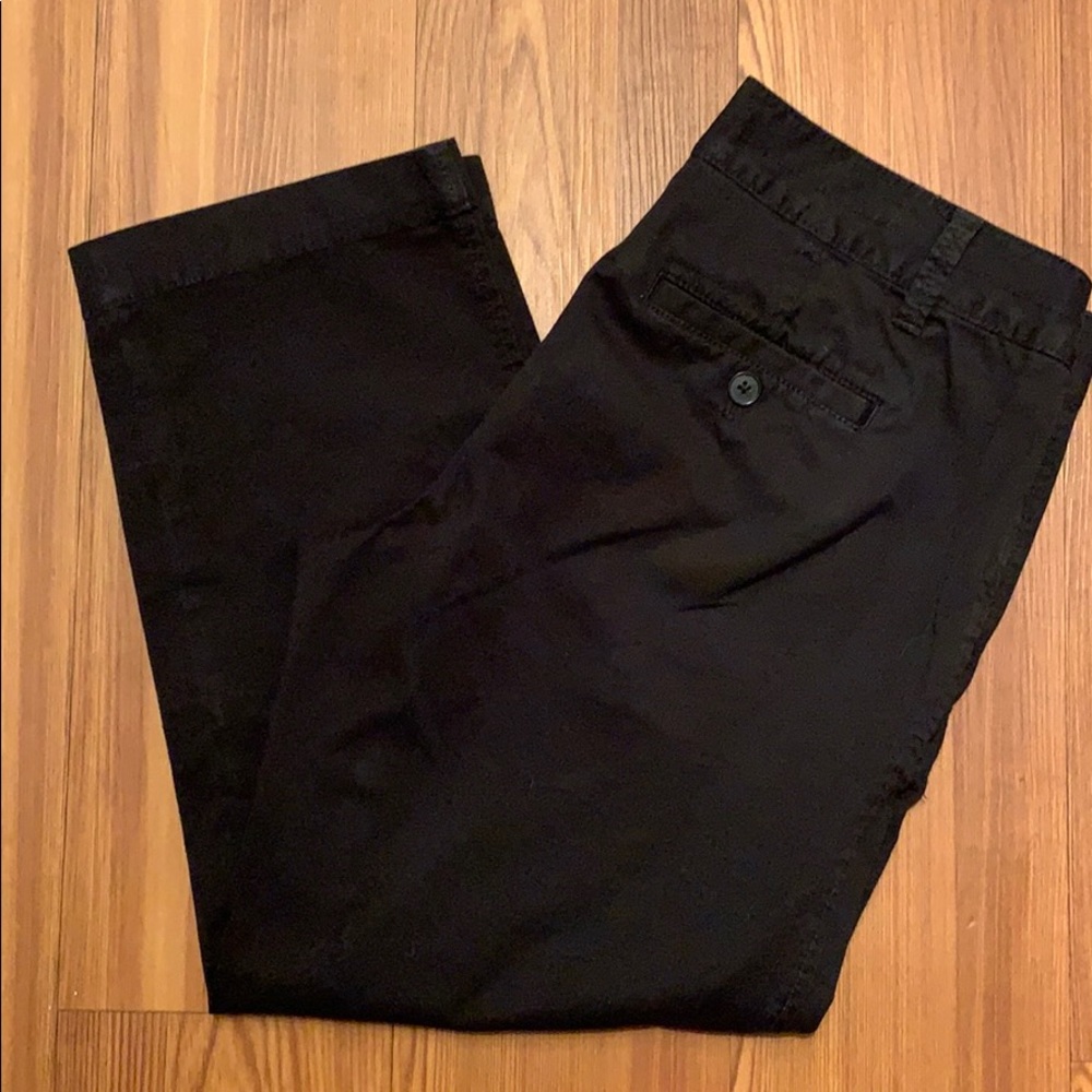 LOFT Black Cropped Pants